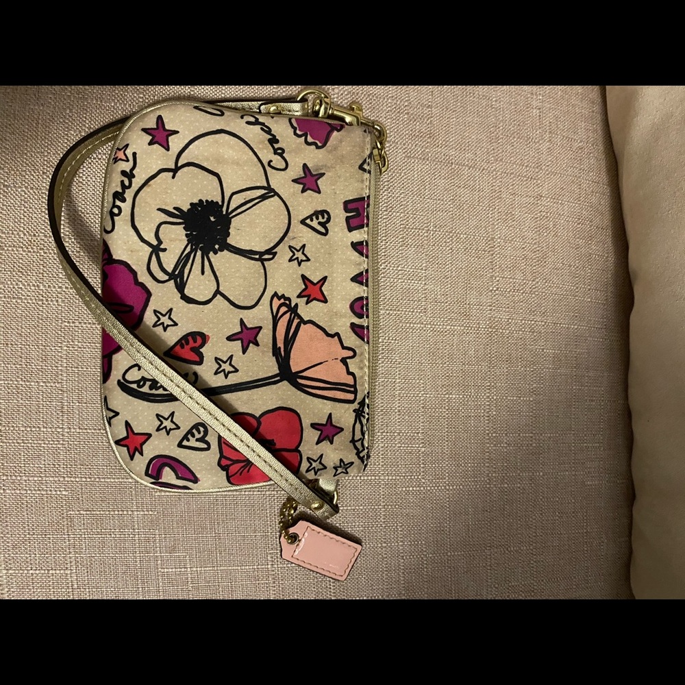 Coach makeup bag